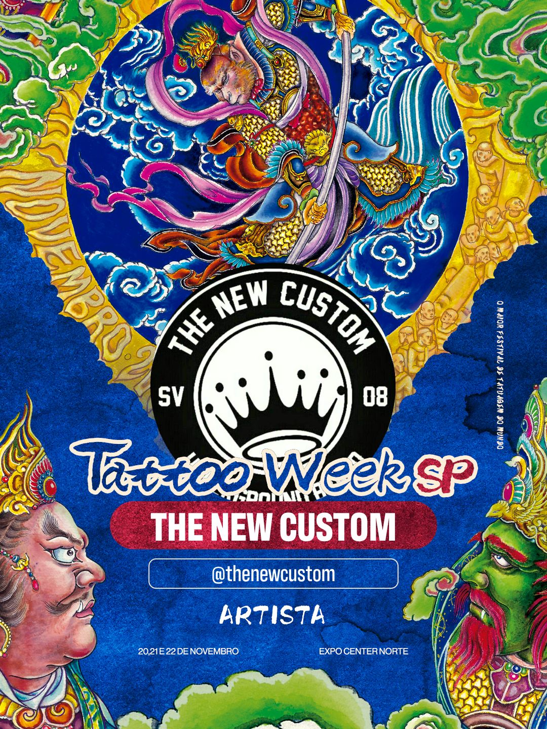A The New Custom confirma presença na Tattoo Week São Paulo 2026!