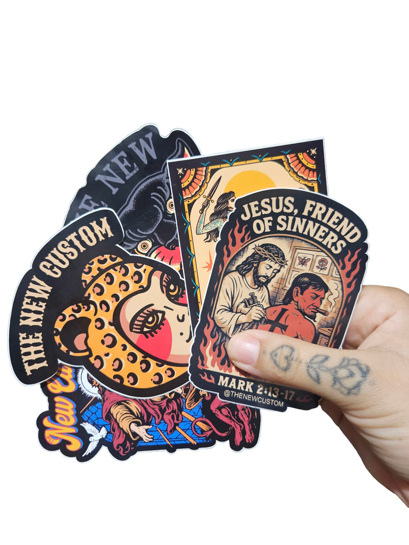Stickers grátis no seu pedido