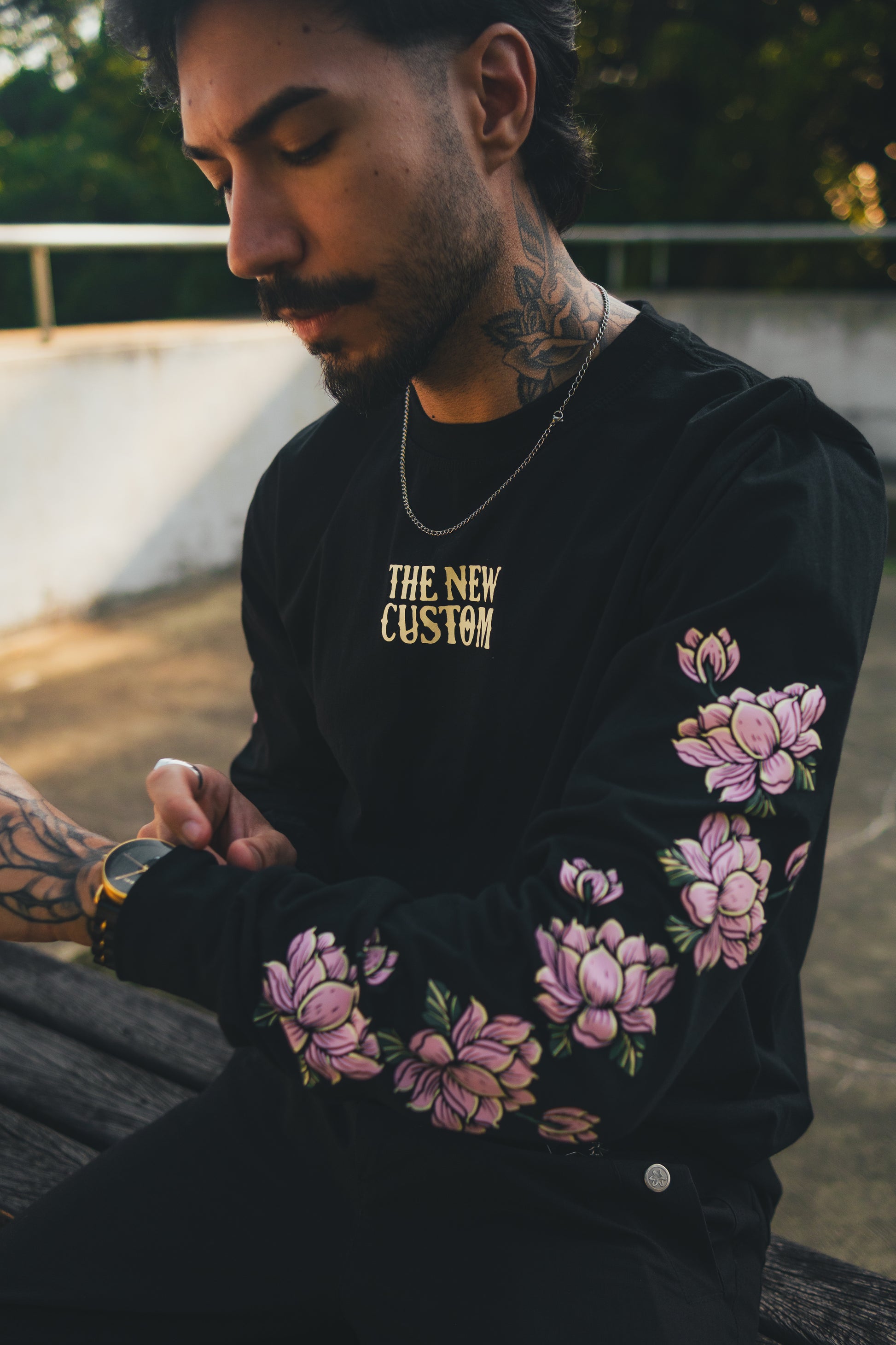 Camiseta Manga Longa Gueixa